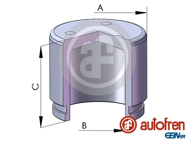 Piston, brake caliper
